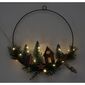 Decorațiune de Crăciun suspendată cu LED, Christmas ring, 30 cm