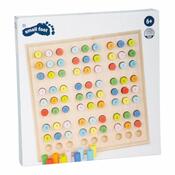 Small Foot Drevené sudoku farebné valčeky