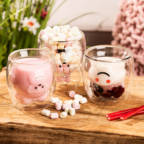 4Home termo steklenice Hot&amp;Cool Happy Cow 210ml, 2 kos