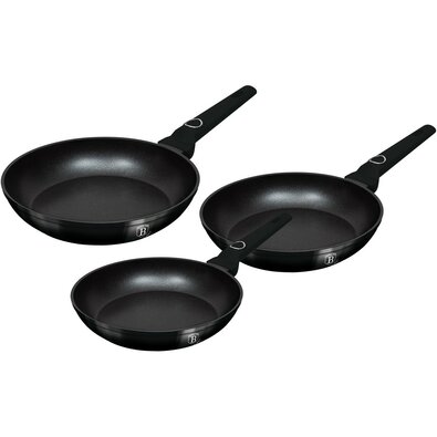BerlingerHaus Set de tigăi cu suprafață din titan Black Vantage, 3 buc.