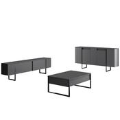 Szafka Luxe Anthracite and Black