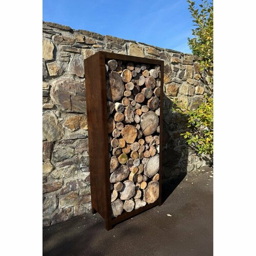 Stora Záhradný drevník 180 x 90 x 40 cm, corten CORGARDEN 1034