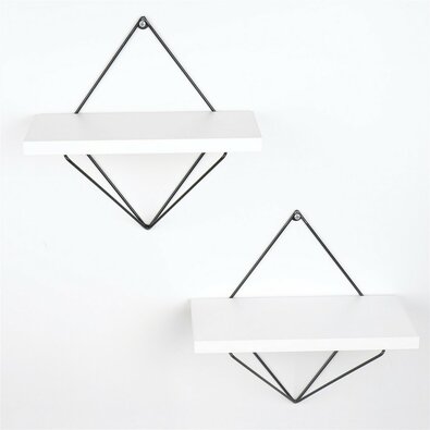 Set de rafturi Black and White, 2 buc.