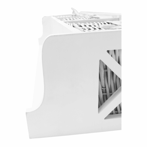 Hängeregal mit Körben Rafaello, Weiß