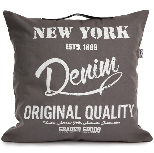 Altom New York Denim párnahuzat, 40 x 40 cm