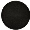 Kusový koberec Elite Shaggy čierna, priemer 120 cm