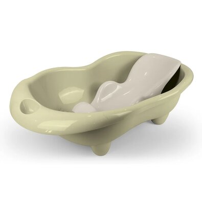 Dolu Babywanne Hippo mit Liege, hellgrün, 26 x 84,5 x 50,5 cm