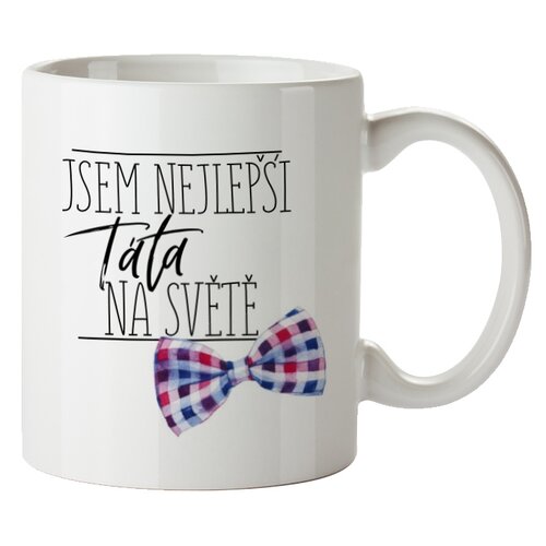 Bohemia Gifts Ceramiczny kubek - Najlepszy tata,350 ml