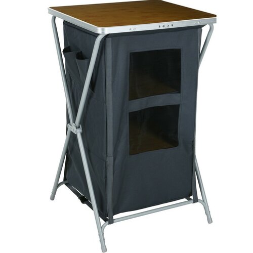 ProGarden Sklopna omarica s polico za odlaganje,60 x 53 x 97 cm, antracit