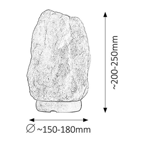 Lampă din sare Rabalux 4130 Rock, 25 cm