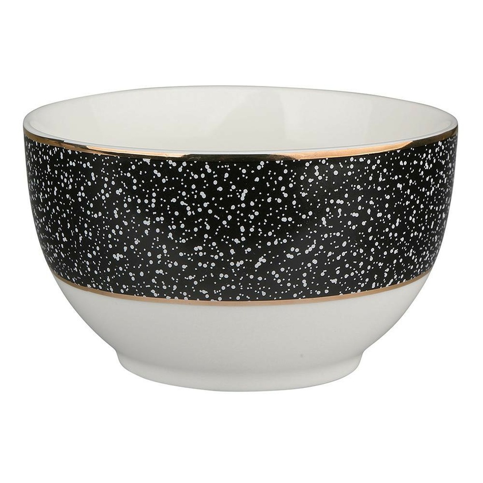 Altom Porcelánová miska Granit 12,5 cm, čierna