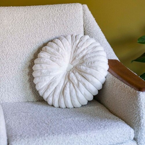 Flower párna fehér, átmérő 38 cm