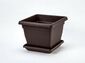 Plastia Untersetzer Lotos 60 x 60, Schokolade