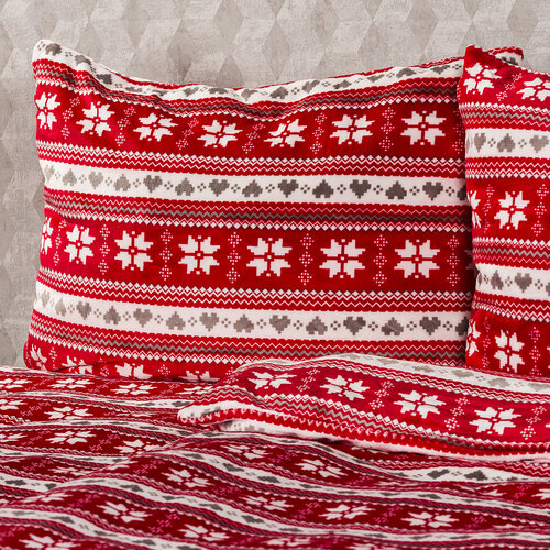 4Home Vianočné obliečky mikroflanel Zimný sen, 160 x 200 cm, 2x 70 x 80 cm