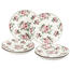 Altom zestaw 6-częściowy talerzy deserowych Paris Rose, 20 cm, biały