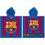 Poncho copii FC Barcelona stripes, 50 x 100 cm