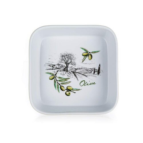 Banquet Keramična zapekačka OLIVES, 17,5 x 17,5 x5 cm