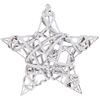 Karácsonyi LED-es csillag, fehér, 40 x 10 cm