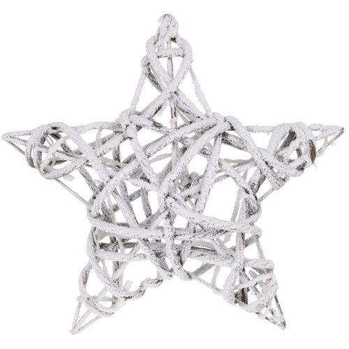 Weihnachts-LED-Stern, weiß, 40 x 10 cm