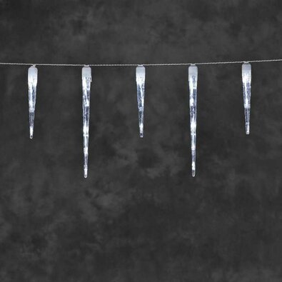 Łańcuch świetlny LED Rampouchy 16 LED, zimna biała, 3,75 m