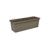 Gardenico Selbstbewässernde Pflanztruhe Smart System Gardenie taupe, 40 x 19 x 22,5 cm