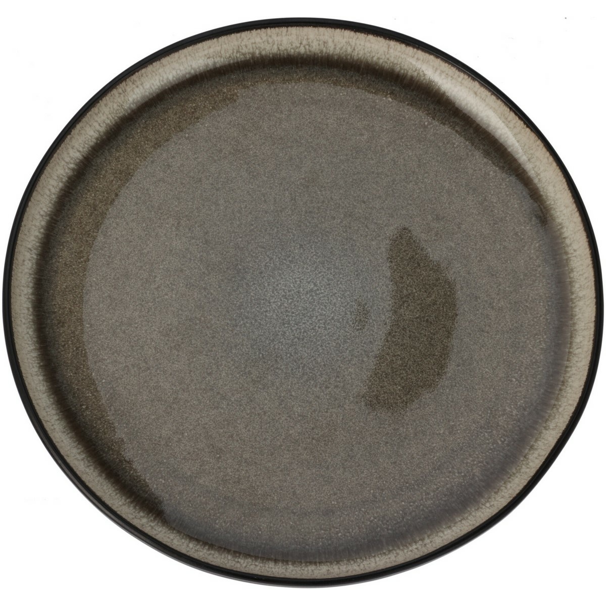 Kameninový plytký tanier Moss, pr. 26 cm