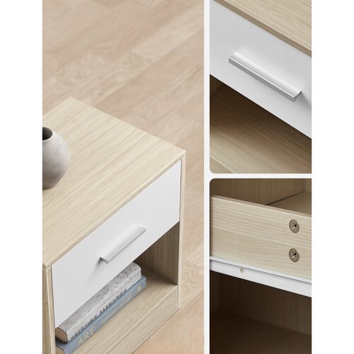 Set nočných stolíkov E1081, dub, 2 ks