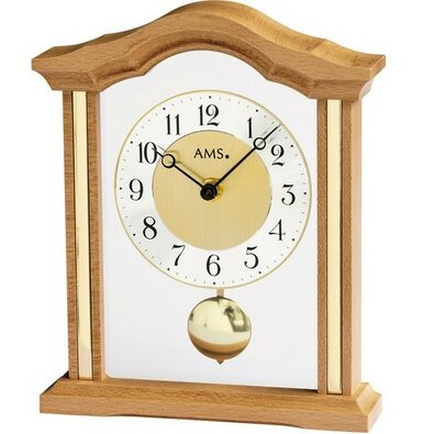 AMS 1174/18 drevené stolné hodiny, 23 cm