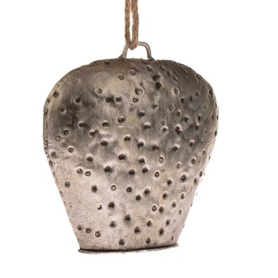 Clopoțel metalic suspendat, 8,5 x 11,5 x 4 cm