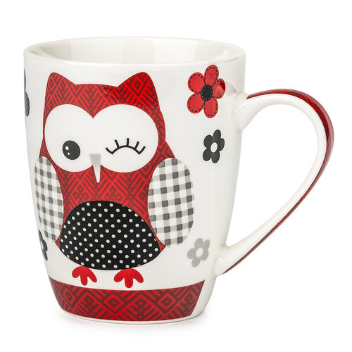 Kubek Czerwona sowa 340 ml