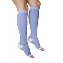 Ciorapi de compresie pentru ghambe, albastru