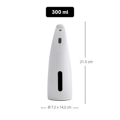 Spirella Bezdotykowy dozownik mydła Selma 300 ml, biały