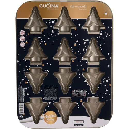 Formă de copt bradul de Crăciun La Cucina ,34,5 x 2 x 26 cm