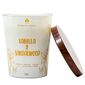 Lumânare Arome în sticlă cu capac metalic 255gVanilla & Sandalwood
