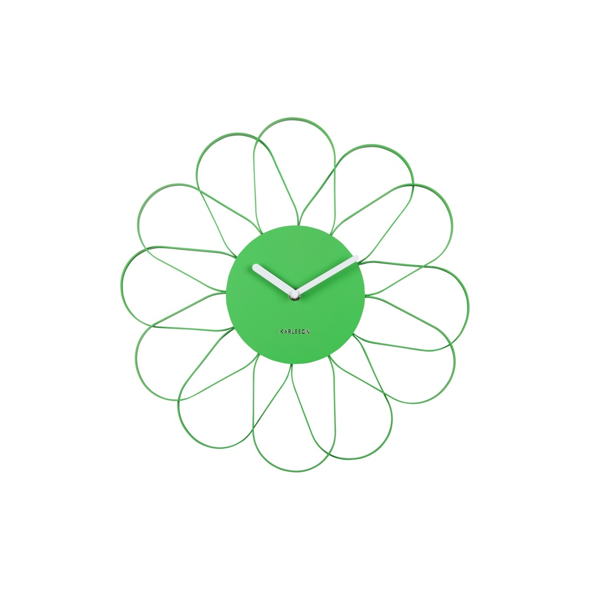 Karlsson 5975BG dizajnové nástenné hodiny zelené,priemer 40 cm