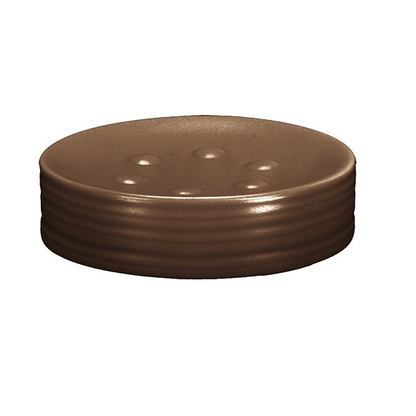 Miska pod mydlo hnedá