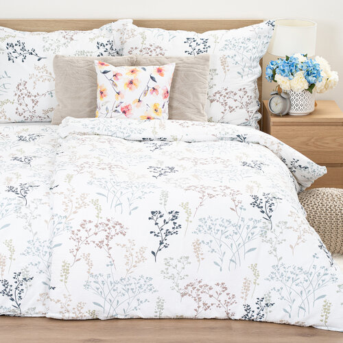 4Home Krep posteljnina Pastel Garden, 140 x 220 cm, 70 x 90 cm