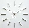 Future Time FT1010WH Square white Дизайнерськийнастінний годинник, 40 см