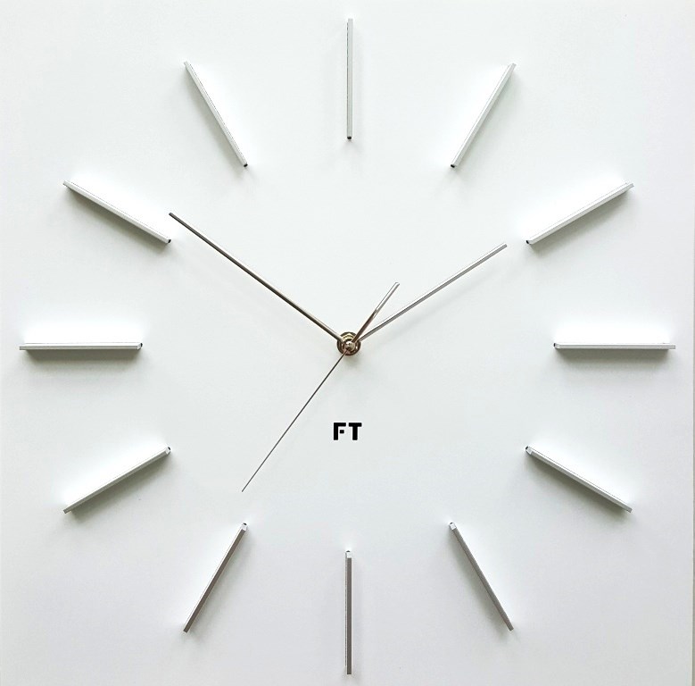 Future Time FT1010WH Square white 40cm