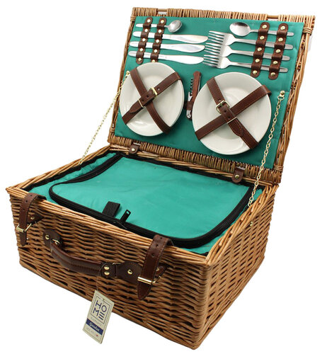 Picknickkorb für 4 Personen Ireland, 46 x 36 x 21 cm