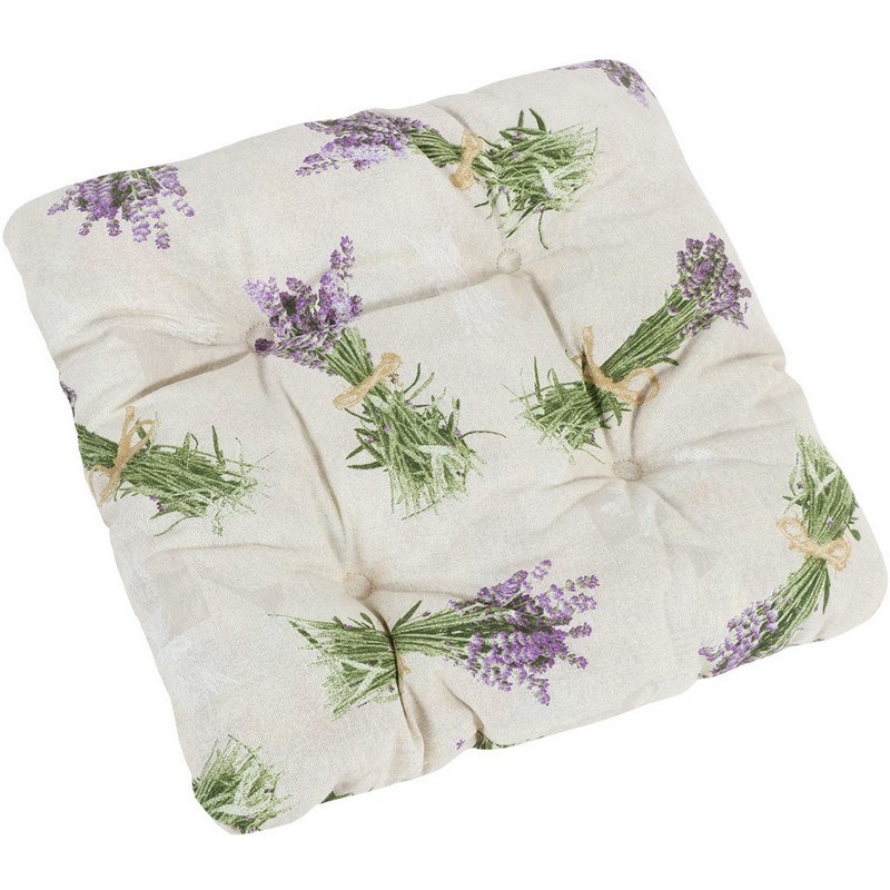 Ema székpárna Levendula csokor, 40 x 40 cm