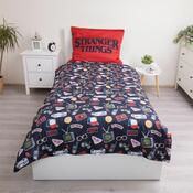 Jerry Fabrics Baumwollbettwäsche Stranger Things Upside Down, 140 x 200 cm, 70 x 90 cm