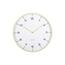 Karlsson 6011GR design ceas de perete galben, diametru 40 cm