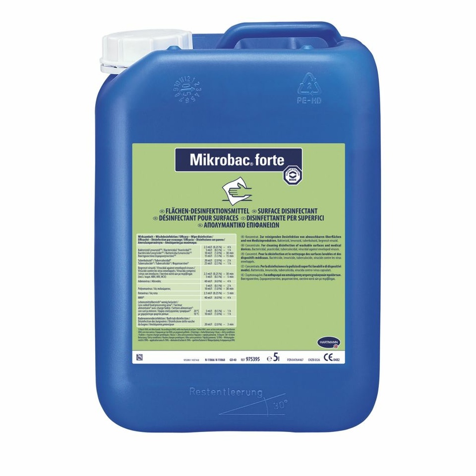 Obrázok BODE MICROBAC FORTE dezinfekcia plôch, 1x5000 ml