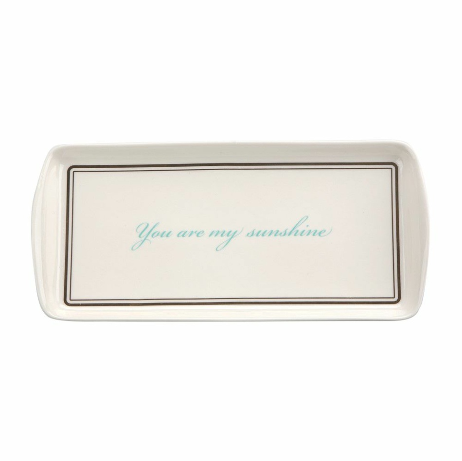 Altom Porcelánová tácka Sunshine, 26,5 x 13,5 cm