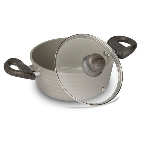 Lamart LT1266 ponev s pokrovom Stripe, premer 18cm