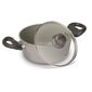 Lamart LT1266 Casserole fedővel, csíkos, átmérő 18cm