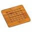 Kesper 58741 Topfuntersetzer aus Bambus, 19 x 19 cm