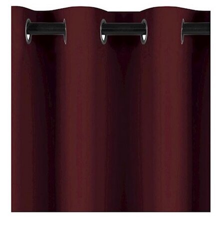 Restilo Záves Blackout EYELETS burgundy, 140 x 245 cm
