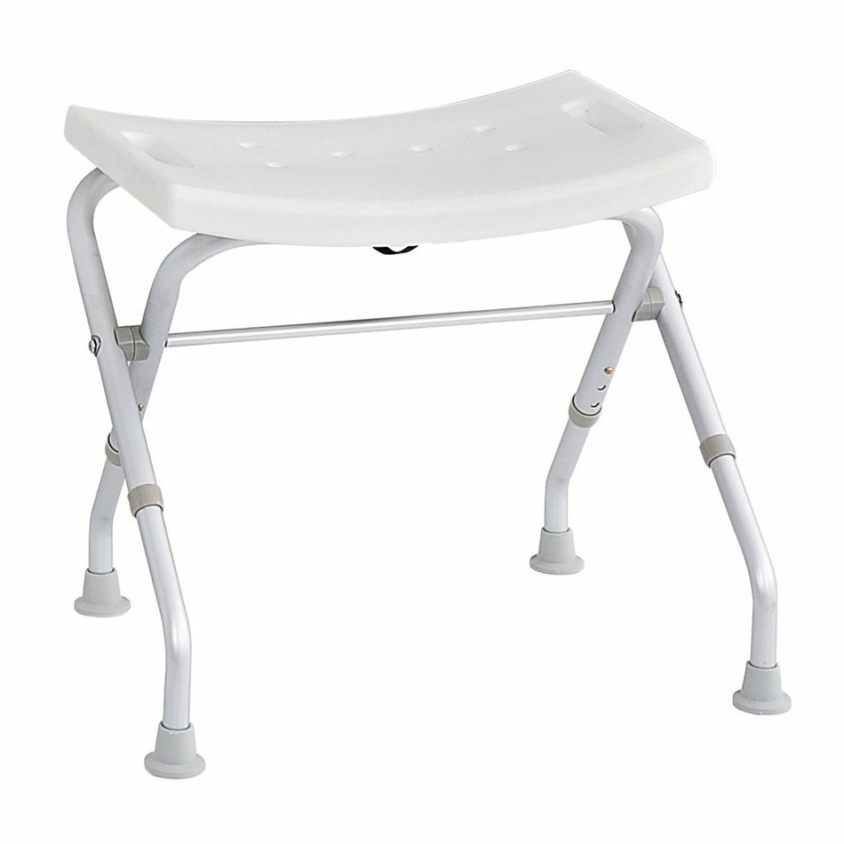 SAPHO A0050301 Taboret składany dlaniepełnosprawnych, biały